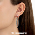 Серьги из серебра 925 пробы 33814794Пл1 — Красная Пресня Серьги из серебра 925 пробы 33814794Пл1 — Красная Пресня