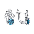 Серьги из серебра 925 пробы 33815454Пл14 — Красная Пресня Серьги из серебра 925 пробы 33815454Пл14 — Красная Пресня