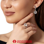 Серьги из серебра 925 пробы 3319946ДГх — Красная Пресня Серьги из серебра 925 пробы 3319946ДГх — Красная Пресня