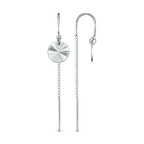 Серьги из серебра 925 пробы 33017828Д1 — Красная Пресня Серьги из серебра 925 пробы 33017828Д1 — Красная Пресня