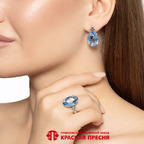 Кольцо из серебра 925 пробы 23615696-3 — Красная Пресня Кольцо из серебра 925 пробы 23615696-3 — Красная Пресня