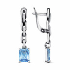 Серьги из серебра 925 пробы 33816030-3 — Красная Пресня Серьги из серебра 925 пробы 33816030-3 — Красная Пресня
