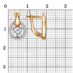 Серьги из серебра 925 пробы 33113837ДТг — Красная Пресня Серьги из серебра 925 пробы 33113837ДТг — Красная Пресня