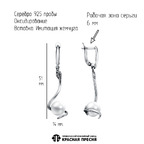 Серьги из серебра 925 пробы 33615788 — Красная Пресня Серьги из серебра 925 пробы 33615788 — Красная Пресня