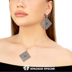 Серьги из серебра 925 пробы 33815254-7 — Красная Пресня Серьги из серебра 925 пробы 33815254-7 — Красная Пресня