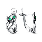 Серьги из серебра 925 пробы 33811812-7 — Красная Пресня Серьги из серебра 925 пробы 33811812-7 — Красная Пресня