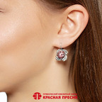 Серьги из серебра 925 пробы 33816110-16 — Красная Пресня Серьги из серебра 925 пробы 33816110-16 — Красная Пресня