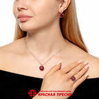 Подвеска из серебра 925 пробы 538574Дп18 — Красная Пресня Подвеска из серебра 925 пробы 538574Дп18 — Красная Пресня