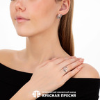 Кольцо из серебра 925 пробы 23814146Д1 — Красная Пресня Кольцо из серебра 925 пробы 23814146Д1 — Красная Пресня