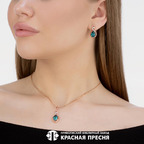 Серьги из серебра 925 пробы 33713225Д14 — Красная Пресня Серьги из серебра 925 пробы 33713225Д14 — Красная Пресня