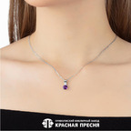 Подвеска из серебра 925 пробы 53110082ДАм — Красная Пресня Подвеска из серебра 925 пробы 53110082ДАм — Красная Пресня