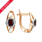 Серьги из серебра 925 пробы 33111403ДГр — Красная Пресня Серьги из серебра 925 пробы 33111403ДГр — Красная Пресня