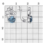 Серьги из серебра 925 пробы 33815454Пл14 — Красная Пресня Серьги из серебра 925 пробы 33815454Пл14 — Красная Пресня