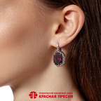 Серьги из серебра 925 пробы 33816080-18 — Красная Пресня Серьги из серебра 925 пробы 33816080-18 — Красная Пресня