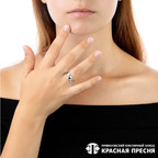 Кольцо из серебра 925 пробы 2301445-16 — Красная Пресня Кольцо из серебра 925 пробы 2301445-16 — Красная Пресня