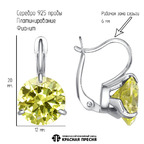 Серьги из серебра 925 пробы 33815620Пл10 — Красная Пресня Серьги из серебра 925 пробы 33815620Пл10 — Красная Пресня