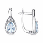 Серьги из серебра 925 пробы 33116200ДТг — Красная Пресня Серьги из серебра 925 пробы 33116200ДТг — Красная Пресня