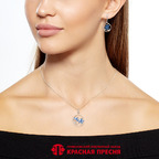 Серьги из серебра 925 пробы 33816014Пл4 — Красная Пресня