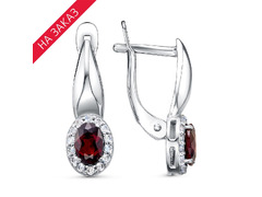 Серьги из серебра 925 пробы 33110222ДГр — Красная Пресня