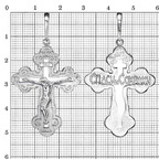 Подвеска из серебра 925 пробы 530503Д — Красная Пресня
