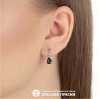 Серьги из серебра 925 пробы 33114950ПлТр — Красная Пресня