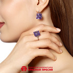 Серьги из серебра 925 пробы 3382252ДП6 — Красная Пресня
