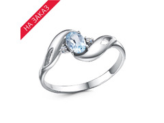Кольцо из серебра 925 пробы 23114298ДТг — Красная Пресня