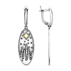 Серьги из серебра 925 пробы 33015502-1 — Красная Пресня