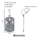 Подвеска из серебра 925 пробы 53015288Н — Красная Пресня