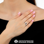 Кольцо из серебра 925 пробы 23110222ДТр — Красная Пресня