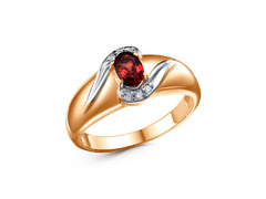 Кольцо из серебра 925 пробы 23111403ДГр — Красная Пресня