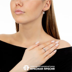 Серьги из серебра 925 пробы 33814696Д — Красная Пресня
