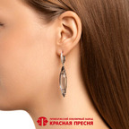 Серьги из серебра 925 пробы 33616940-9 — Красная Пресня