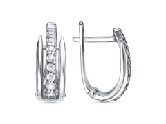 Серьги из серебра 925 пробы 33814520Д — Красная Пресня