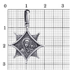 Подвеска из серебра 925 пробы 53015250 — Красная Пресня