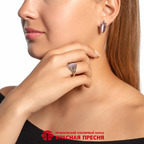 Серьги из серебра 925 пробы 33616938-6 — Красная Пресня