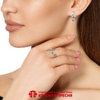 Серьги из серебра 925 пробы 33816376Д — Красная Пресня