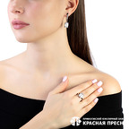 Серьги из серебра 925 пробы 33813114Д — Красная Пресня