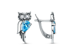 Серьги из серебра 925 пробы 33817350-3 — Красная Пресня