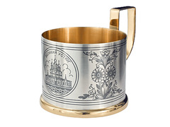 Подстаканник «Собор Прокопия Праведного» — серебро 925 пробы