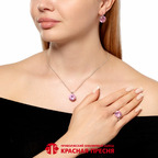 Серьги из серебра 925 пробы 3381637ДП2 — Красная Пресня