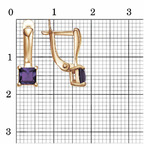 Серьги из серебра 925 пробы 33114697Ам — Красная Пресня