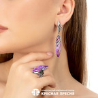 Серьги из серебра 925 пробы 3381601-6 — Красная Пресня