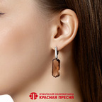 Серьги из серебра 925 пробы 33617598Д16 — Красная Пресня