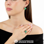Серьги из серебра 925 пробы 3382205Д14 — Красная Пресня