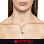 Подвеска из серебра 925 пробы 53016182Пл — Красная Пресня