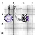 Серьги из серебра 925 пробы 335152-6 — Красная Пресня