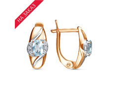Серьги из серебра 925 пробы 33111403ДТг — Красная Пресня
