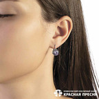 Серьги из серебра 925 пробы 335152-6 — Красная Пресня