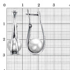 Серьги из серебра 925 пробы 33613698 — Красная Пресня